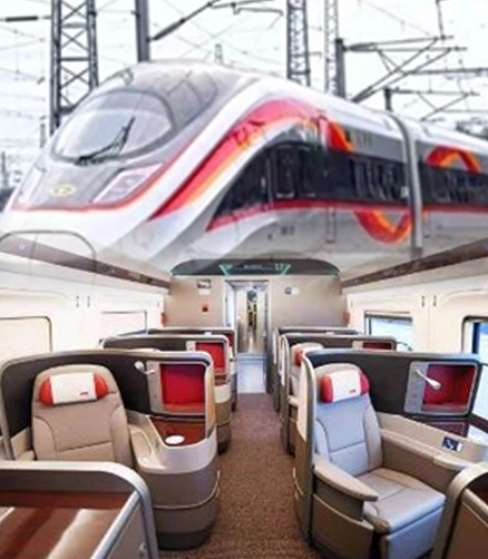 High speed train Seat leather 